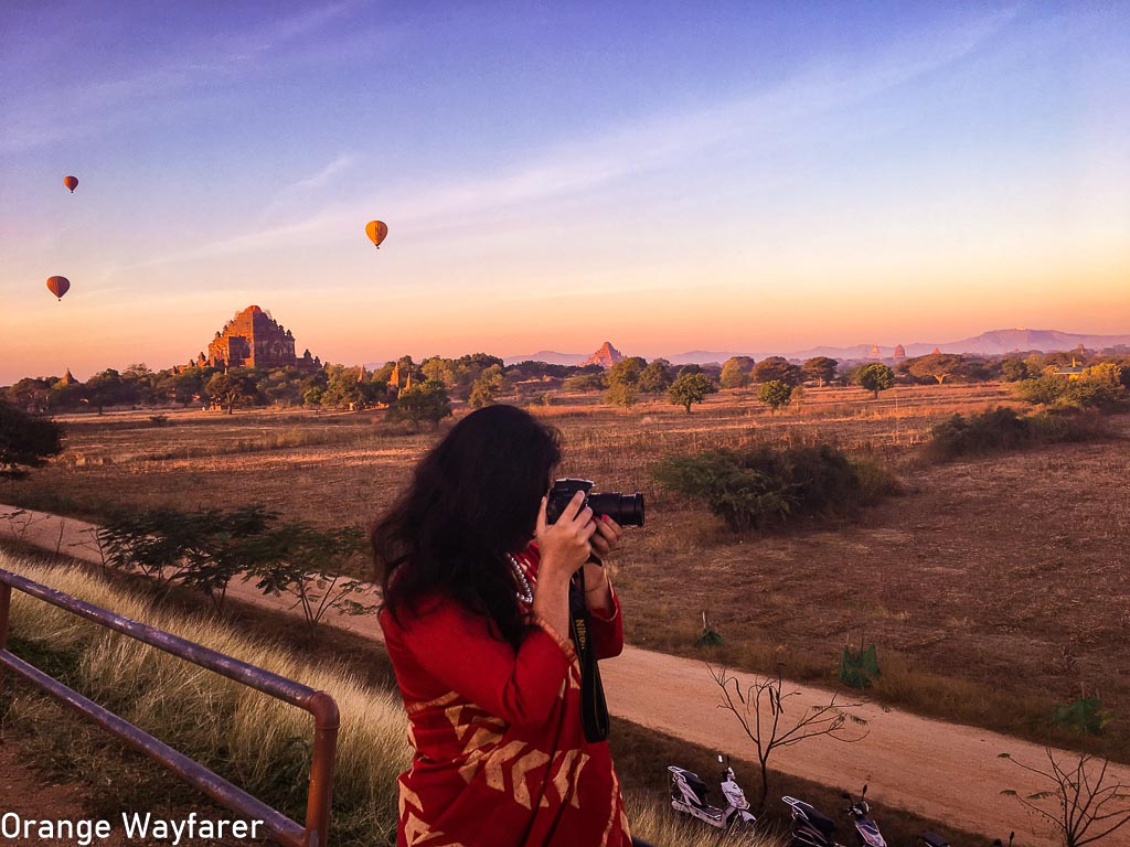 Styling a red Bapta silk Saree